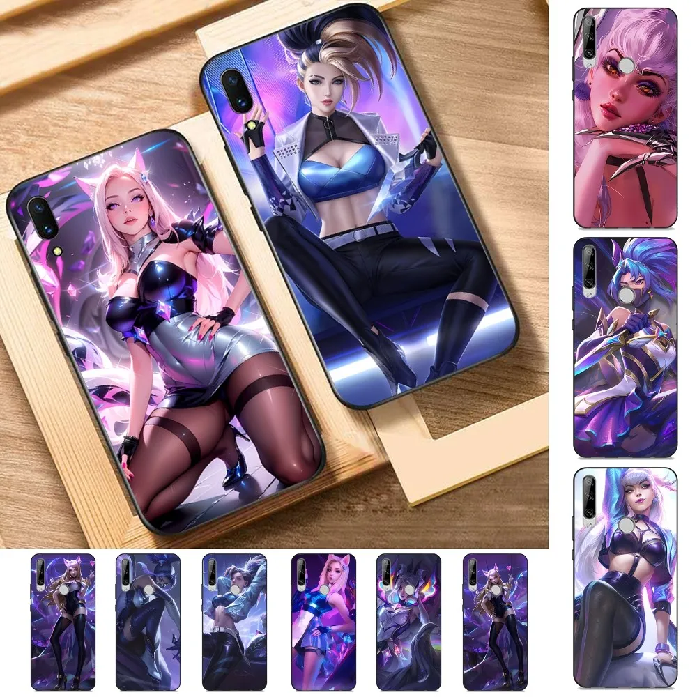 L-LOL K-KDA Ahri Akali Kaisa Seraphine Phone Case For Huawei Y9 6 7 5 Prime Enjoy 7s 7 8 Plus 7a 9e 9plus 8E Lite Psmart Shell