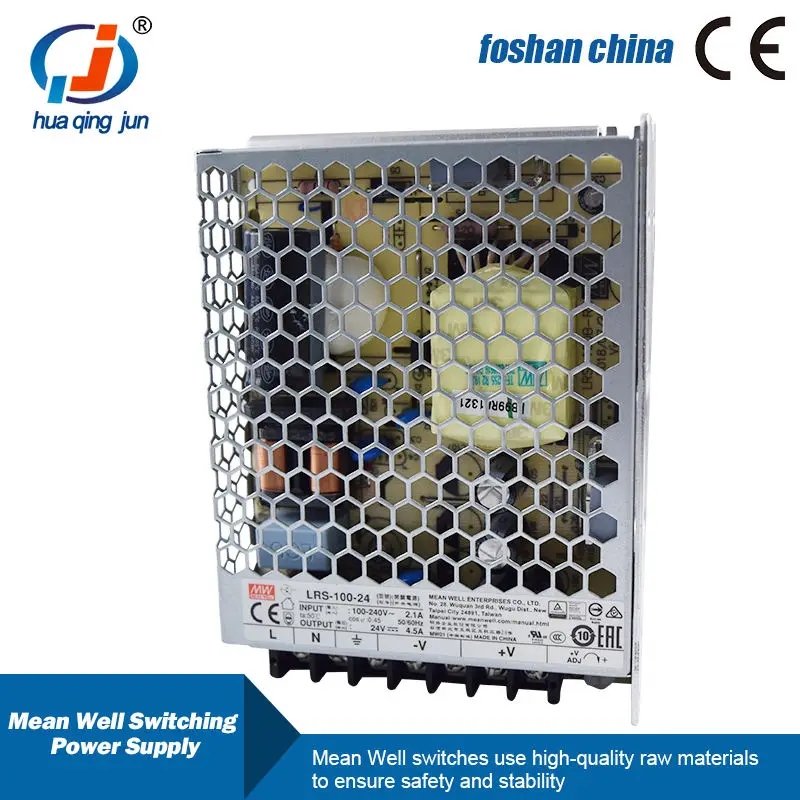 100W 24V 4.5A Single Output LRS-100-24 Meanwell Switching Power Supply for Power Equipment