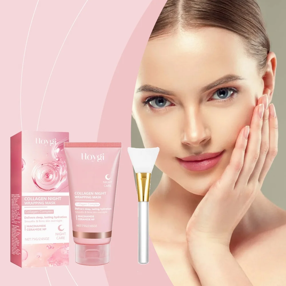 

Collagen exfoliating facial mask, shrink pores, remove blackheads, control oil, activate skin, moisturize skin