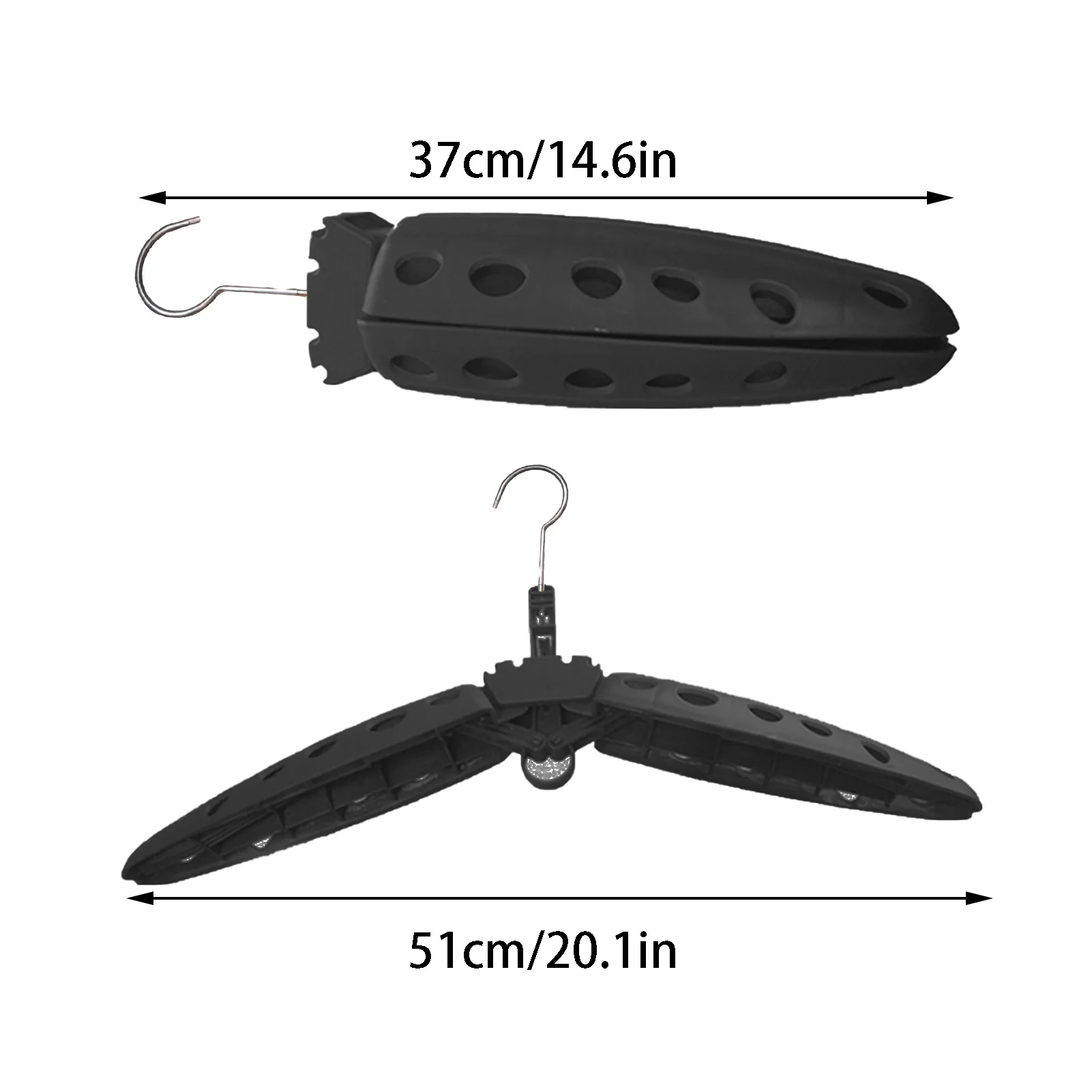 Foldable Wetsuit Hanger Diving Surf Quick Dry Wetsuit Jumpsuit Folding Hanger Surfing Diving Suit Accessories Outdoor Hangers