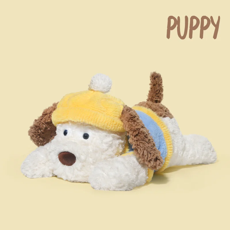 

44 см Kawaii собака плюшевая игрушка мультфильм аниме щенок Рубиновая мягкая кукла животное пушистая подушка для щенка очаровательный декор комнаты подарки для детей