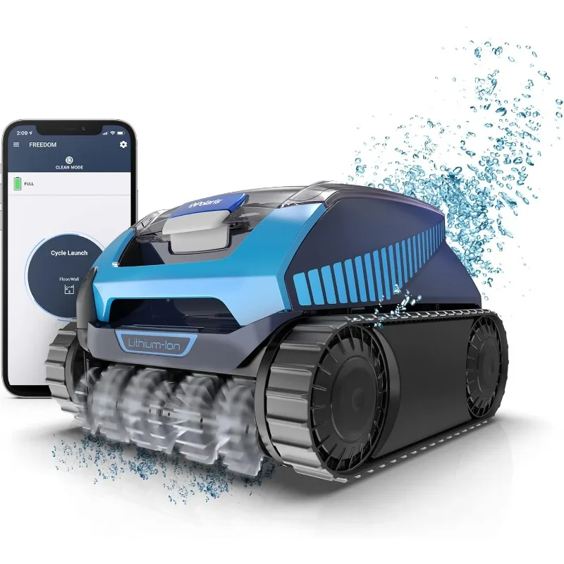 Polaris Freedom Cordless Robotic Pool Cleaner, Cable-Free for All In-Ground Pools, Four Cleaning Modes & Intelligent Cleaning