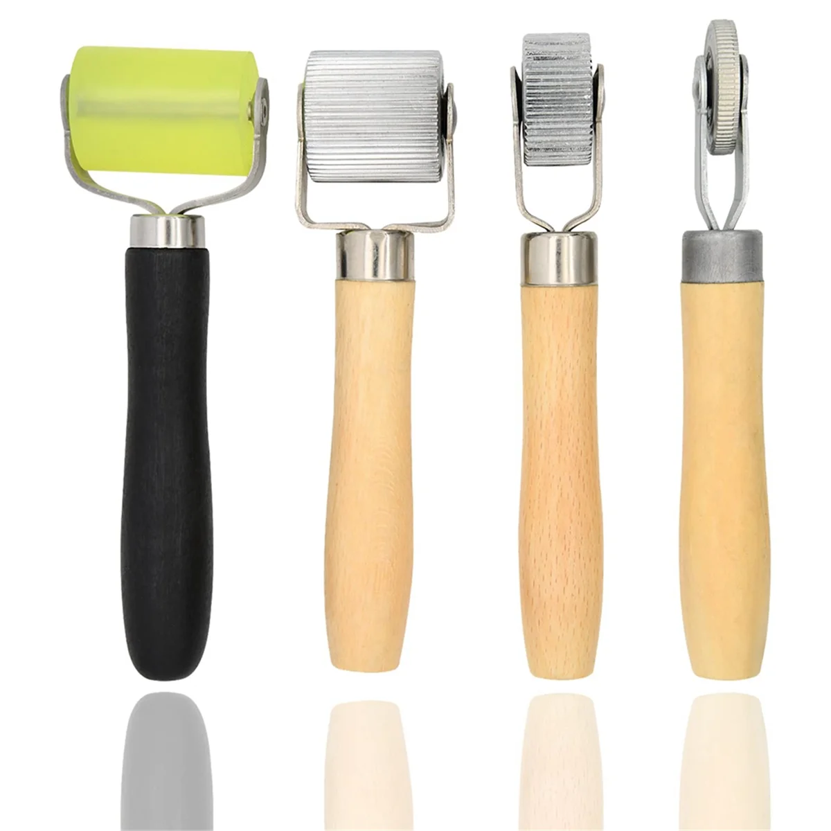 Nuovo rullo sonoro, strumento rullo fonoassorbente Rullo fonoassorbente per auto Set di rulli fonoassorbenti, rullo di cucitura 4 pezzi