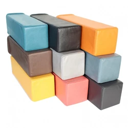 50/55CM Sofa armrest pillow hand cushion PU leather / linen fabric long cuboid pillow sofa decor