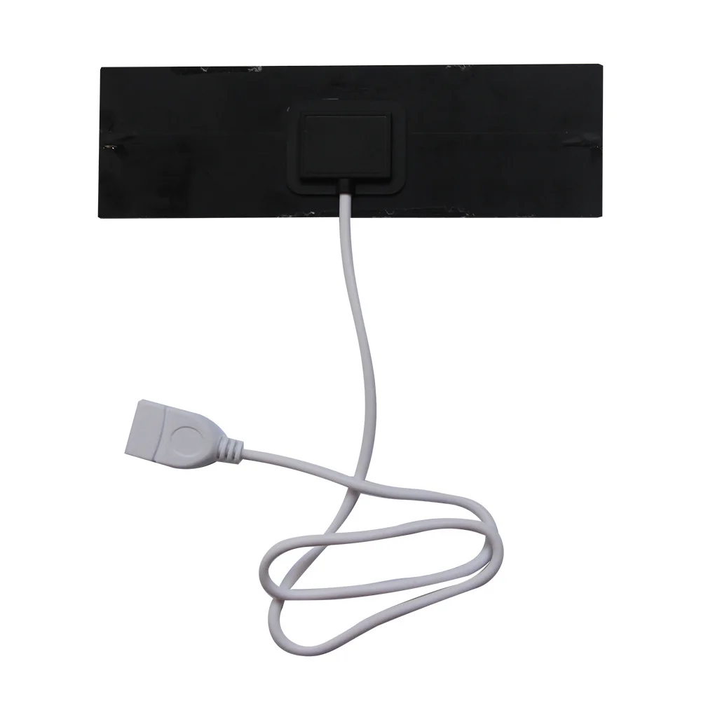 5 Buah Pengisi Daya Tenaga Surya USB 1W 5V Panel Surya Portabel Monokristalin PET untuk Ponsel Pengisi Daya Kipas Bank Daya Luar Ruangan 148*45MM