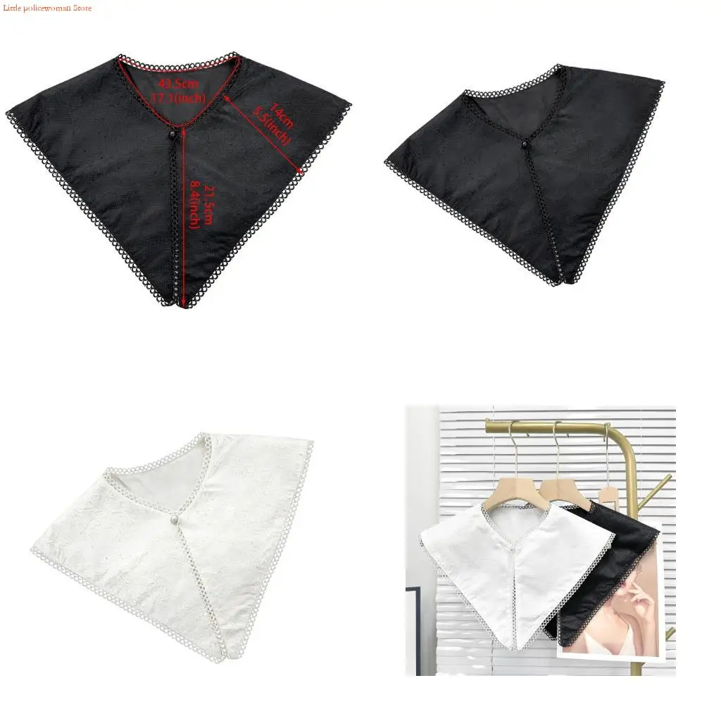 e06e-colar-decorativo-ajustavel-inserir-pescoco-decorativo-padroes-renda-tecido-poliester-macio-roupa-casual-formal