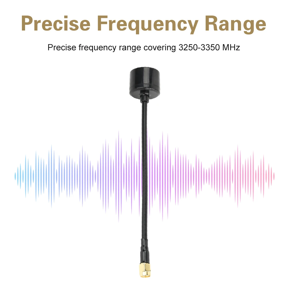 3.3GHz 6-7.2G 4.5dBi Gain FPV Image Transmission Antenna With SMA inner needle Connector 3250-3350MHz/6000-7200MHz For Drone