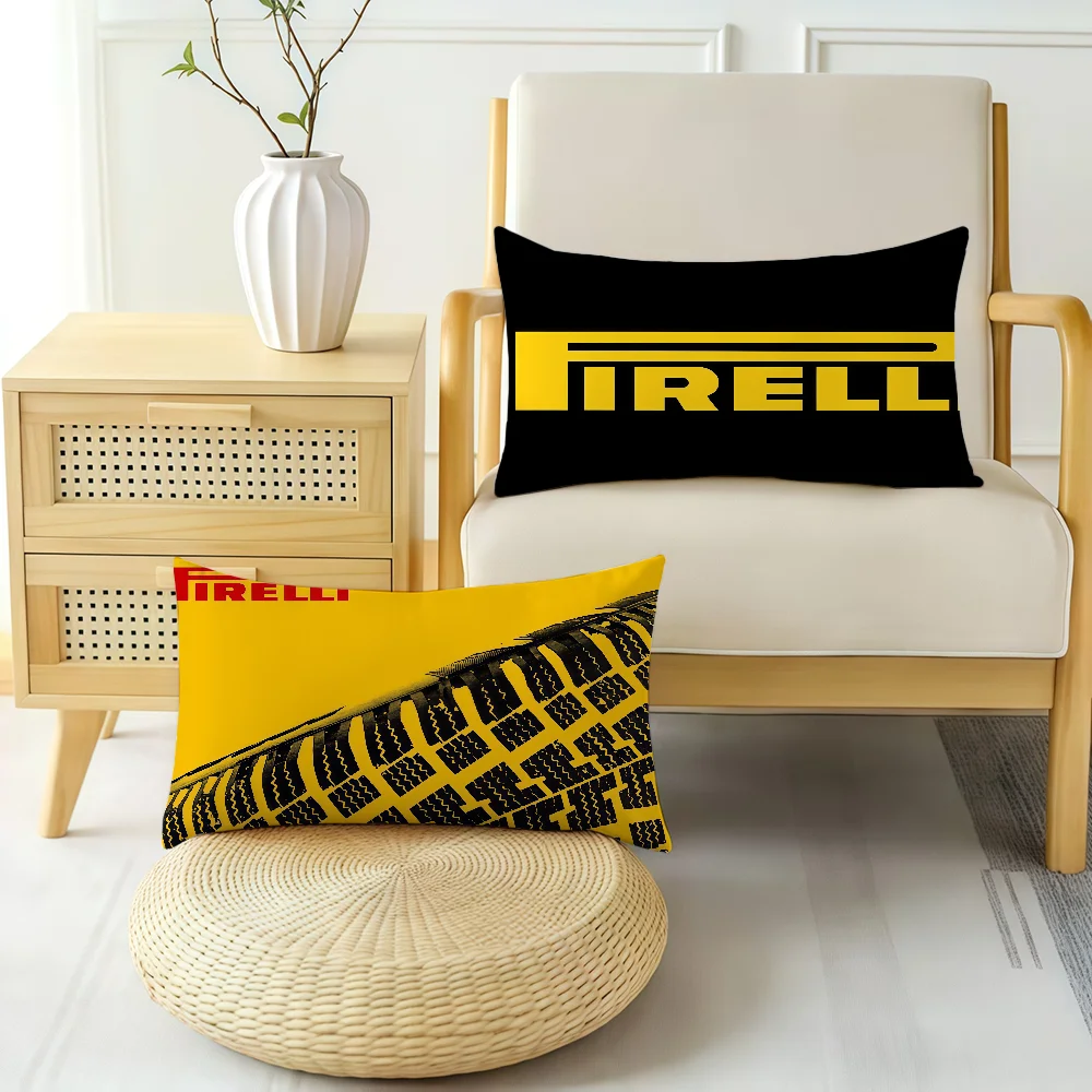 Fashion P-Pirelli-ES Tires cushion cover Hit Product Home Sofa living Room Double-sided Soft Decorative Pillow Cover