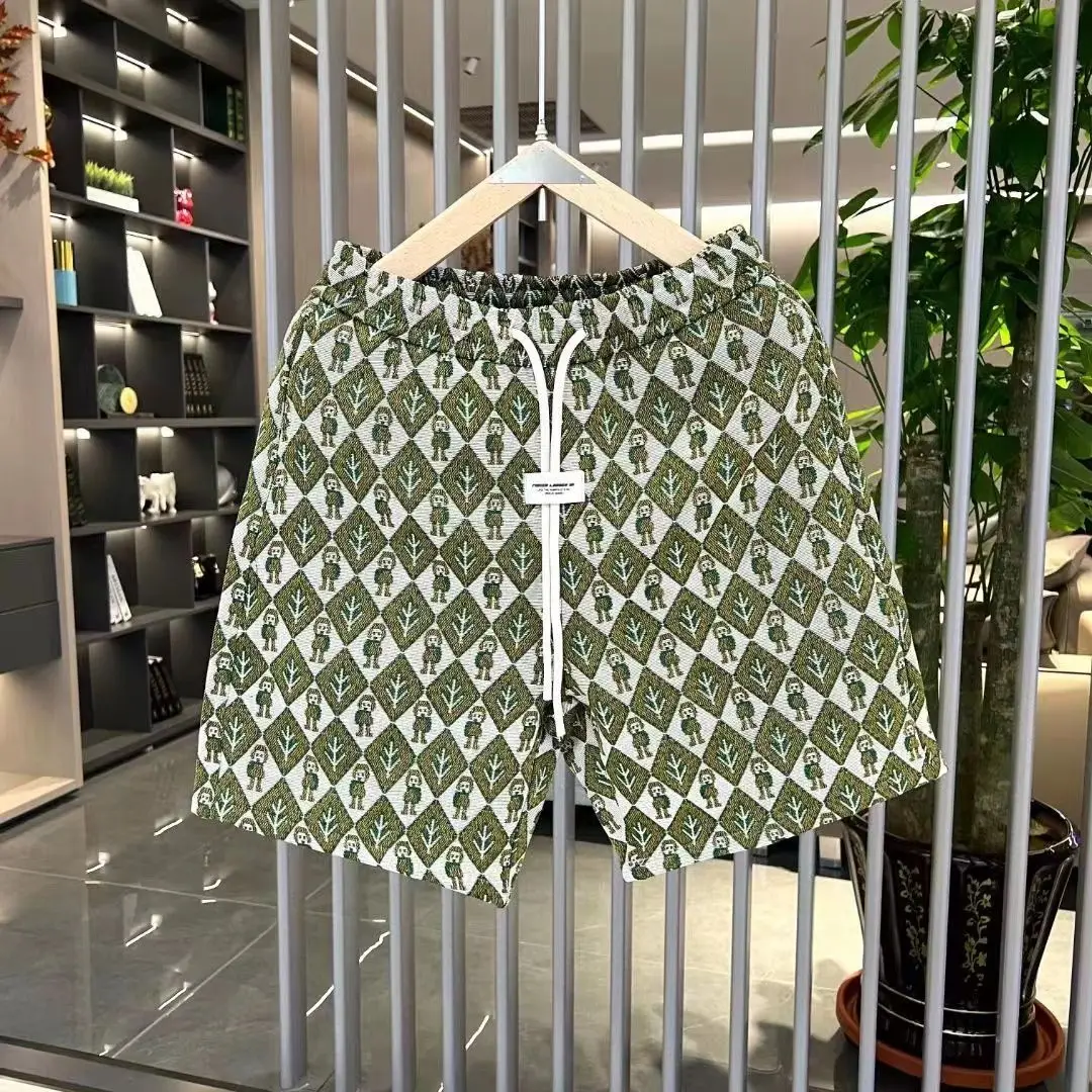 Męskie letnie szorty plażowe Moda Luksusowe szorty codzienne średniej długości