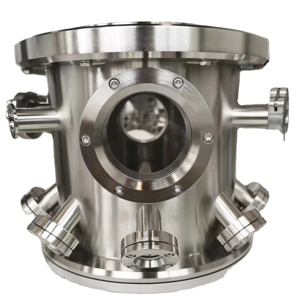 Stainless Steel Small Round Vacuum Chamber Kit Customized Vacuum Tank Industrial Vacuum Storage Barrel for Defoaming