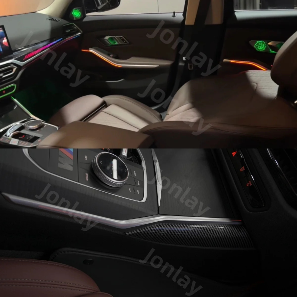 Jonlay Ambient Light For 2023-2025 3 Series G20 G28 320d 330i 340i M3 Car LED Mood Lighting Accessories Decoration Lamp Backligh view 6