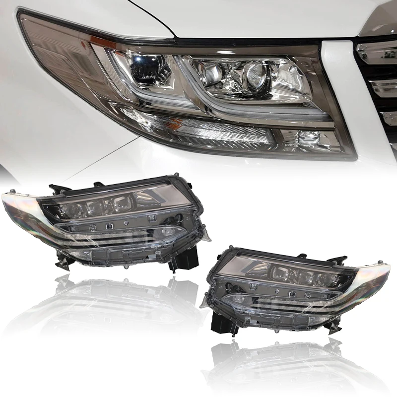 

For Al Pharaoh Upgraded New LED Headlights Three-eye Highlight Design2025
