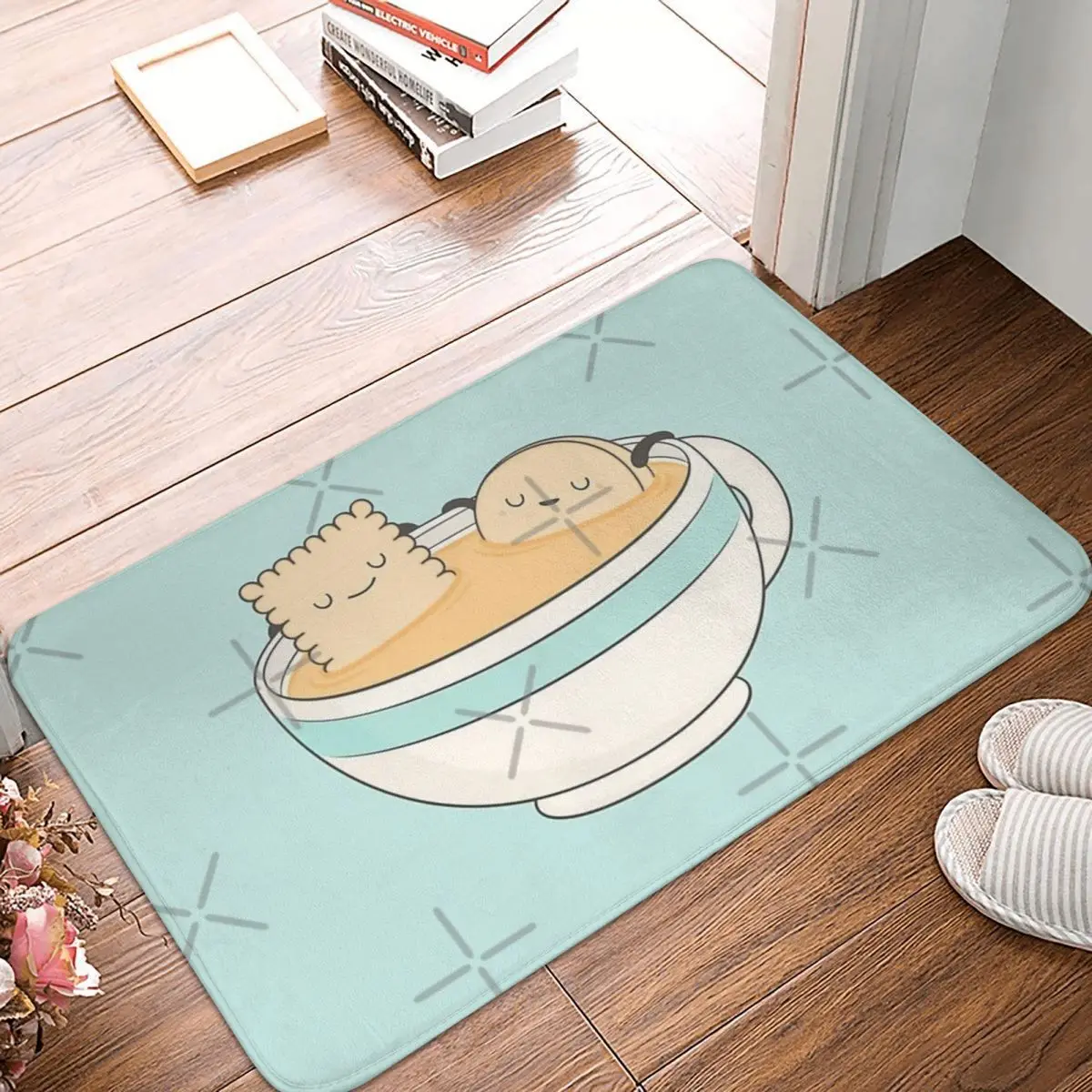 

Loosen Up A Little 40x60cm Carpet Polyester Floor Mats Cute Style Bathroom Indoor