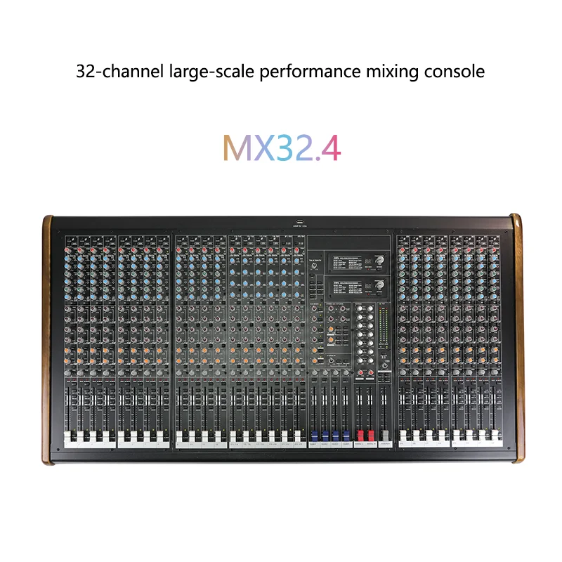 Factory Professional Metal 32-Channel DJ Control Audio Mixing Console with Built-In Effects Full EQ Custom Loops USB Recording