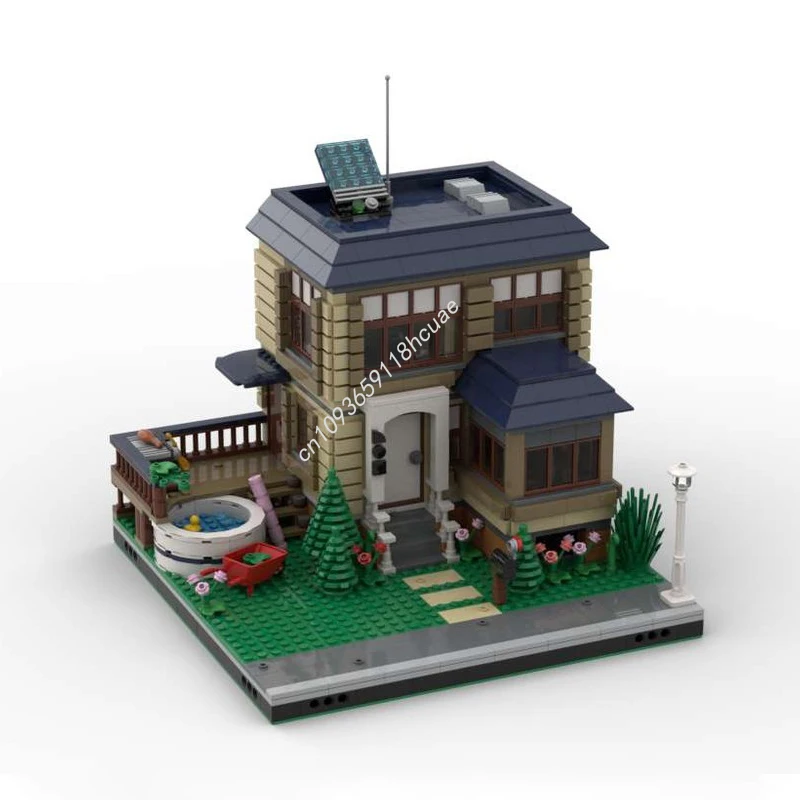 1956 個 MOC 住宅モジュール式建物ビルディングブロック クリスマスギフト 簡単に始められる初心者向けキット クリエイティブ DIY