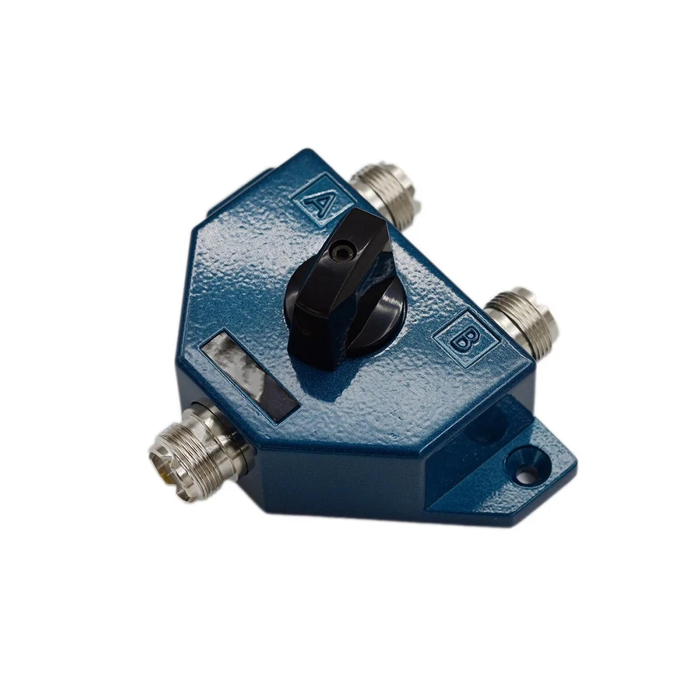 

2-позиционный коаксиальный переключатель для HF/VHF/UHF радио UHF гнездовой разъем SO-239 1,8-600 МГц ручные антенные инструменты CA201