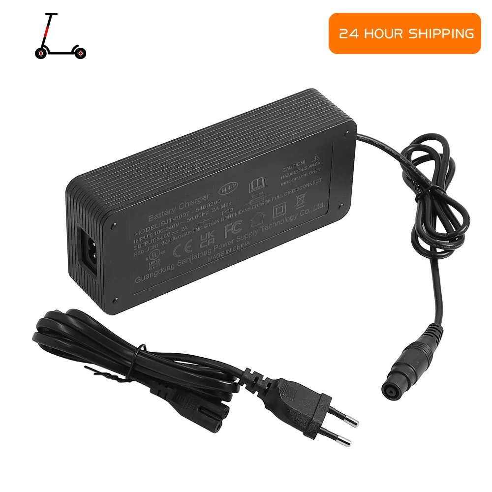 

54.6V 2A Electric Scooter EU/AU/US/UK Plug Charger for Xiaomi 4 Pro Plus/4 Pro Max/Segway Ninebot ZT3 Pro Power Charger