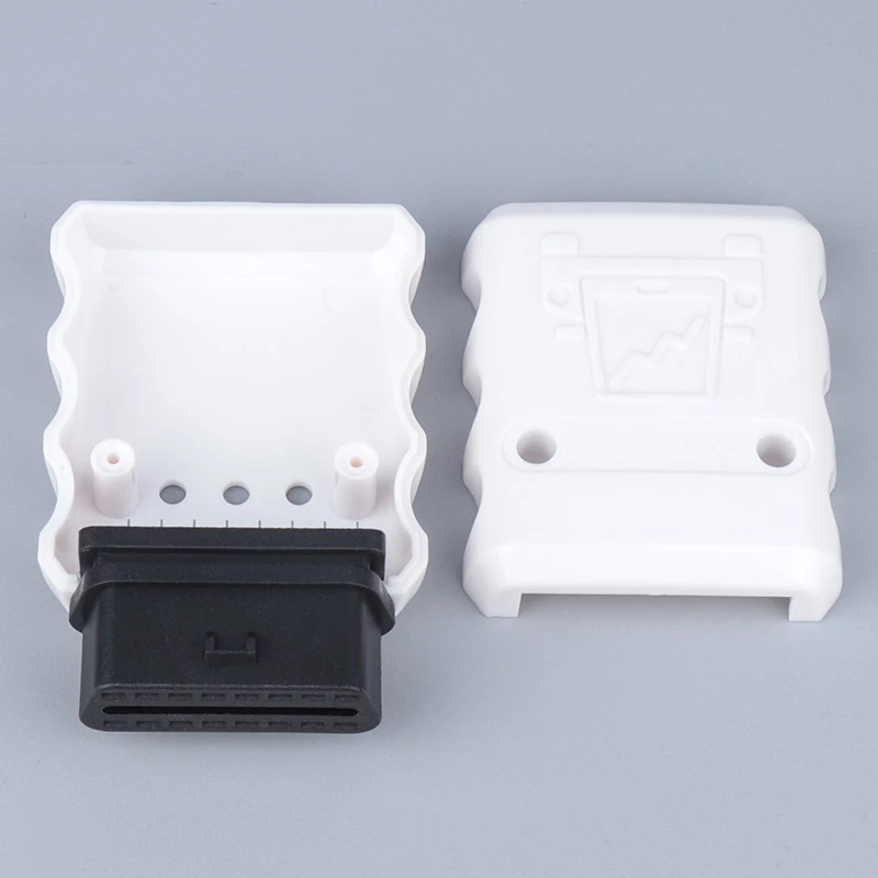 Automobile Truck Obd2 Welding Female Connector Diagnostic Interface Obd Plug Obd2 Shell Obdii Assembly Modification