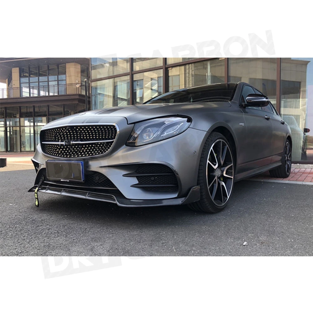 

Carbon Fiber Front FogLamp Air Vent Cover Trim Frame Strips For Mercedes Benz E Class W213 Sport 2017-2019