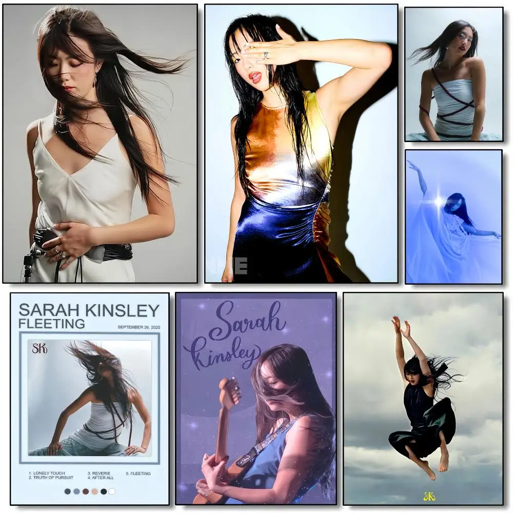 Singer S-Sarah Kinsley Poster HD Wall Art Aesthetic Home Decor for Living Room Bedroom Café Office Stylish Gift