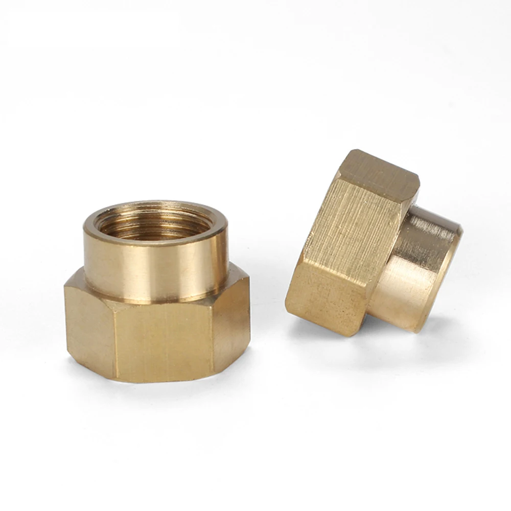 

1/8" TO 1/4" 3/8" 1/2" 3/4" BSP Brass Copper Hose Pipe Fitting Hex Coupling Coupler Fast Connetor Female Thread copper pipe