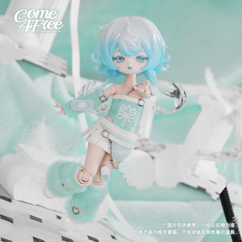 

Yuse Prescription Daily Series Кукольная одежда Симпатичная юбка Наряд Модная одежда для Ob11 Bjd 1/12 Масштабные куклы Идеально подходит для куклы