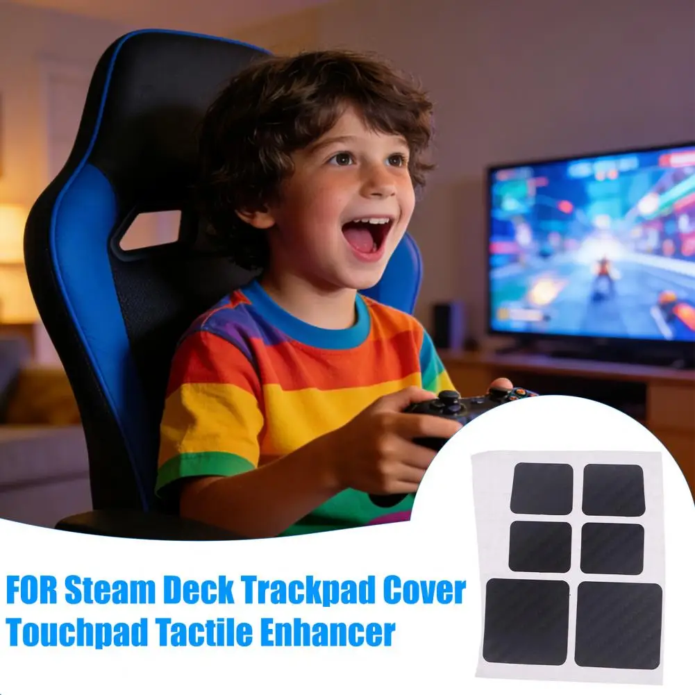 Pvc Trackpad Protector 6pcs Touchpad Protective Stickers Set Waterproof Pvc Trackpad Skins Textured Gaming Console Covers