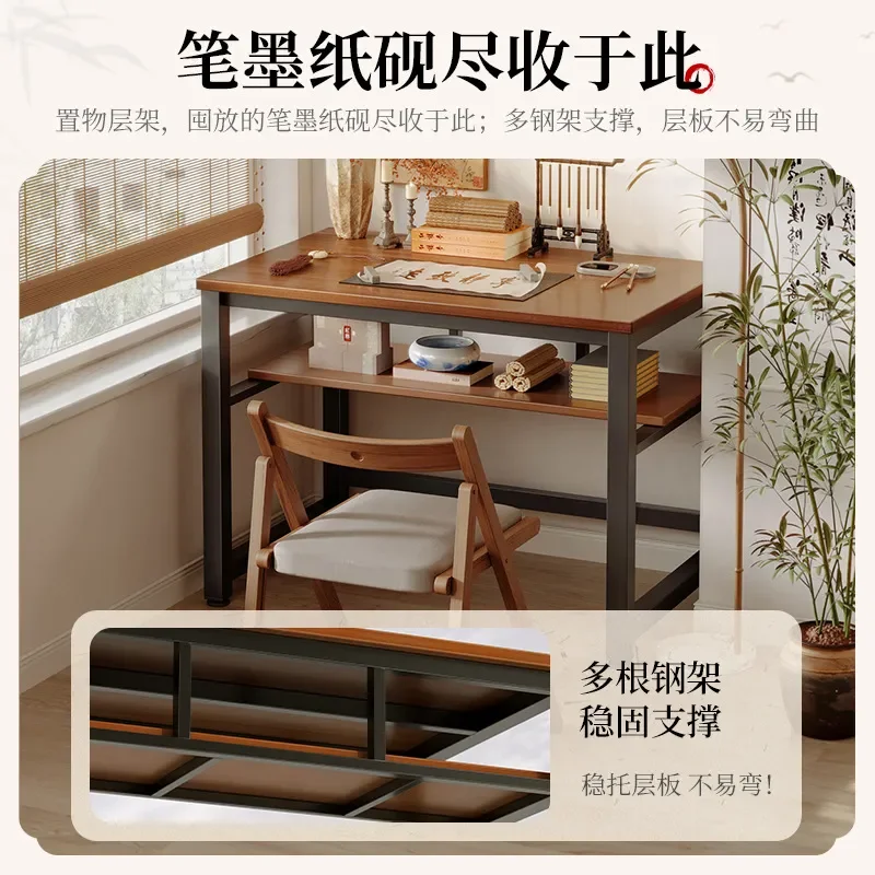 Calligraphy Table Painting Desk Student Home Brush Practice Table Counseling Class Training Computer Desk Writing Table