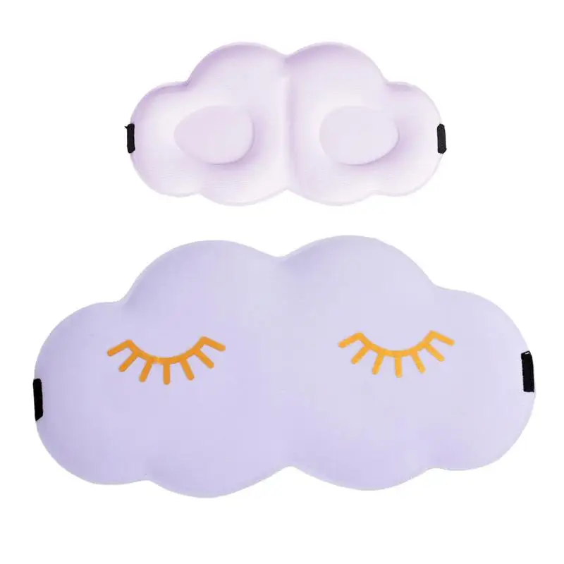 Blindfold For Sleeping Cloud Shape Foam Blind Folds For Sleep Ergonomic Sleep Blindfold Multifunctional Sleep Cover For Camping