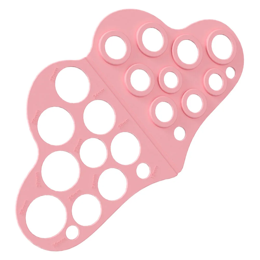 

Breastfeeding Nipple Size Ruler Silicone Flange Measuring Tool Nipple Ruler for Flange Sizing Soft Durable Material