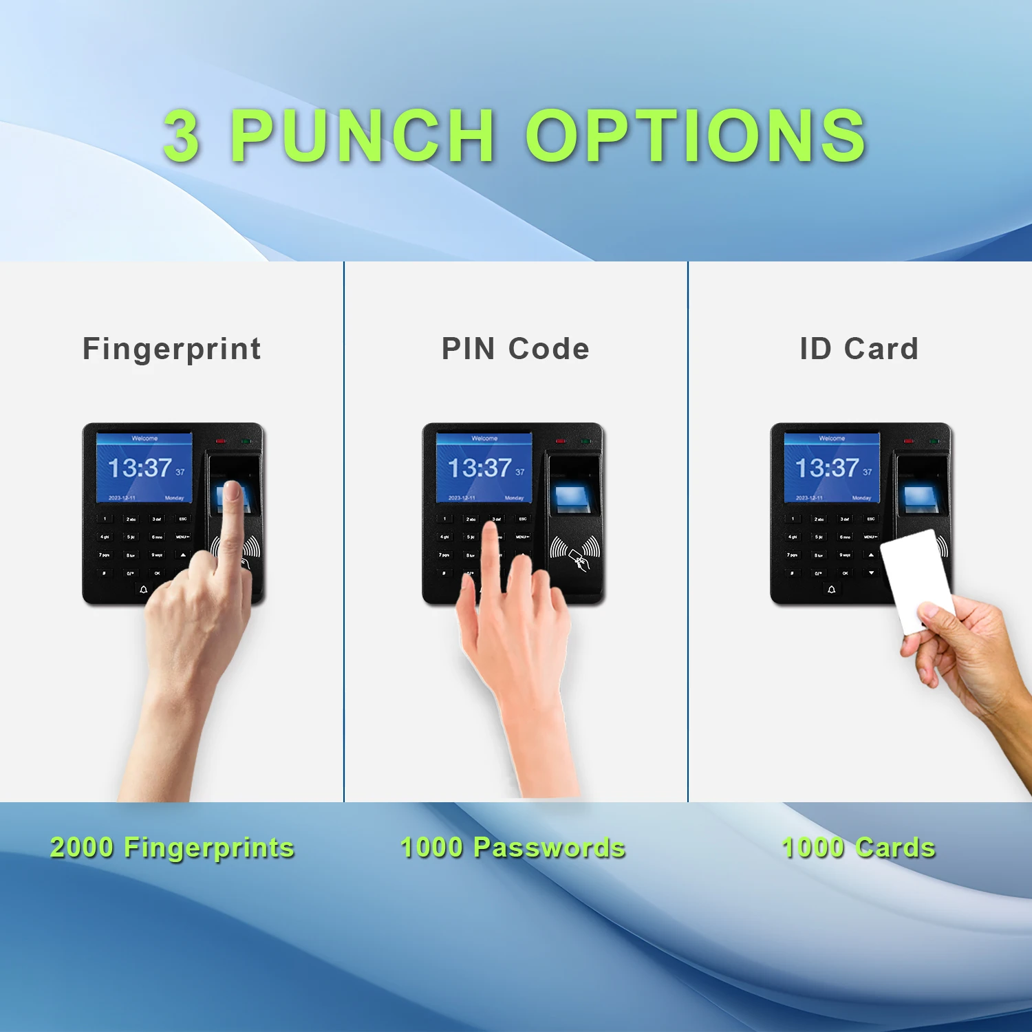 Hot Sale Fast and Accurate Fingerprint Time Attendance Machine Easy-to-Use Biometric Door Access Control