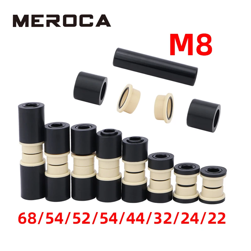 MEROCA MTB Rear Shock Absorber Bushing Bike Rear Suspension DU Bushing OD 15mm 22 24 32 44 50 52 54 68mm  Bicycle Accessories