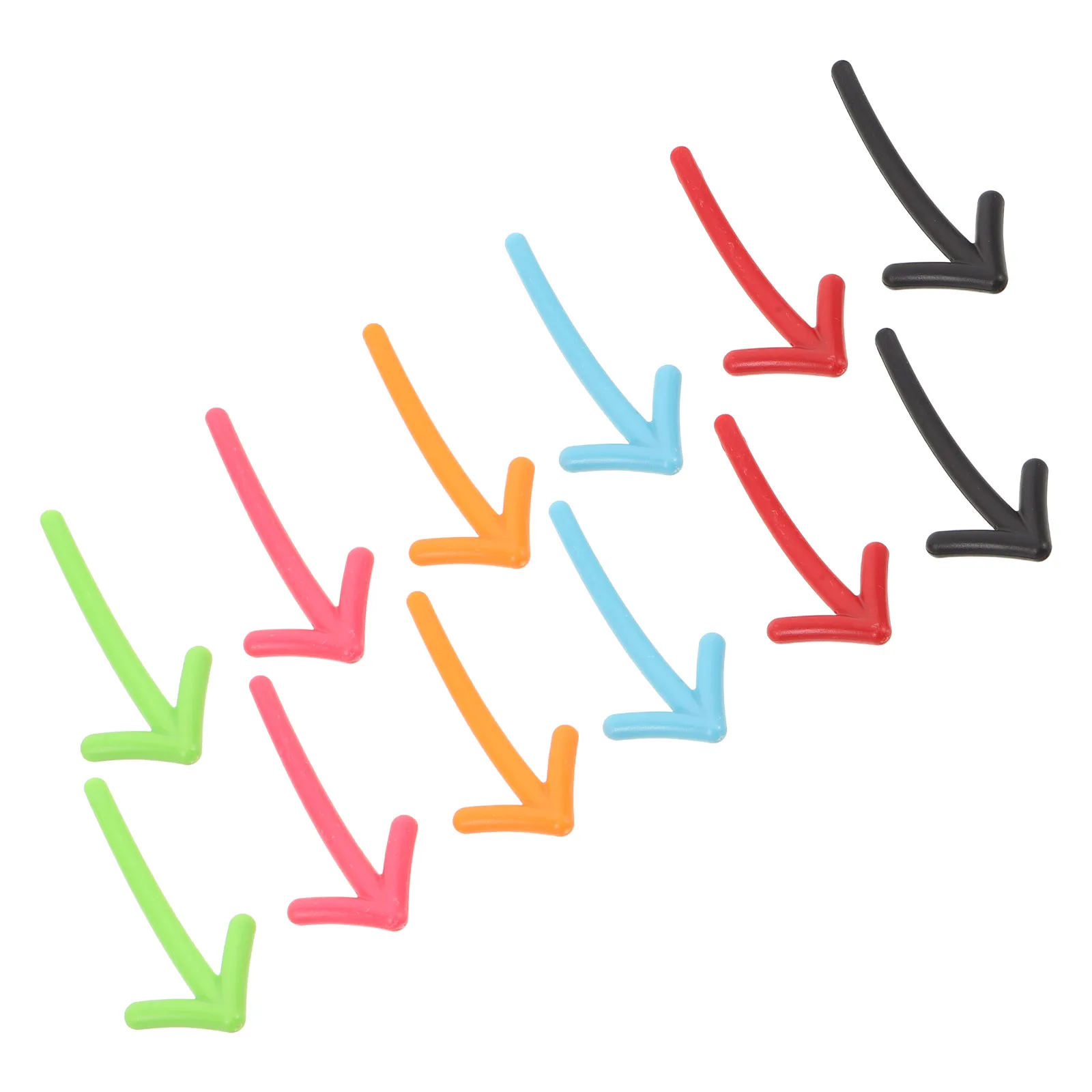 

12Pcs Arrow Shape Magnets Colorful 3D Visual Magnets for Fridge Whiteboard Memo Board Office Classroom Organization Magnetic