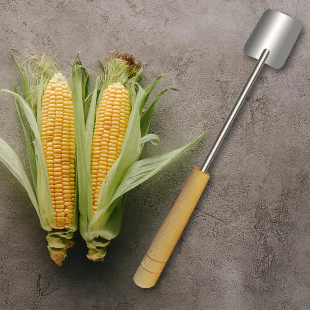 Corn Shucker Tool Stainless Steel Corn Peeler Tool for Easy Corn Removal Ergonomic Design Cob Stripper for Salads for Cooking