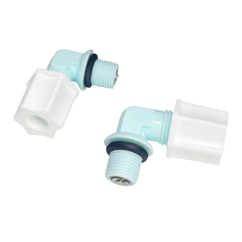 1/4  Male Elbows Check Valve JACO Fitting Plastic Compression Connector For RO Tube Reverse Osmosis Systems