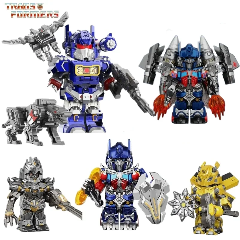 

NEW Soundwave Building Blocks Transformers MOC Optimus Prime Assembled Model Bumblebee Building Blocks Minifigure Ornament Gift