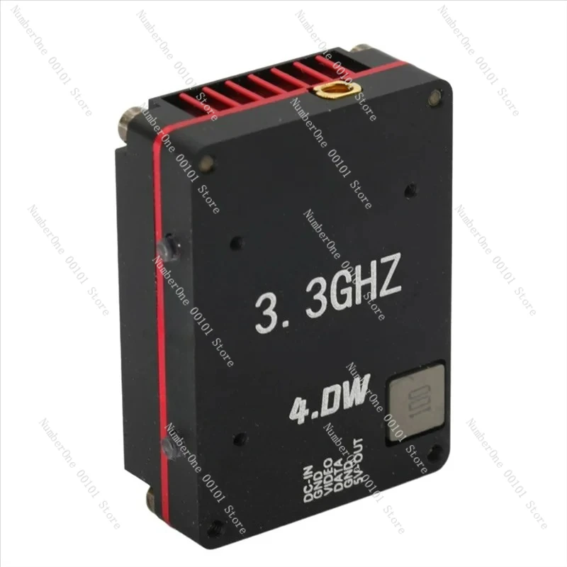 

A33T-3.3G 4 Вт FPV VTX 4000 МВт 16-канальный FPV аудио-видео передатчик PAL/NTSC Поддержка регулировки параметров OSD для дальнего действия FPV RC Dro