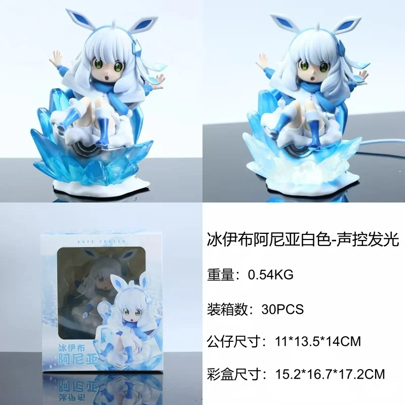 Новая фигурка шпионской семьи Anya Forger, косплей, ледяная фея Eevee, модель, украшение для красивой девушки, подарок на день рождения