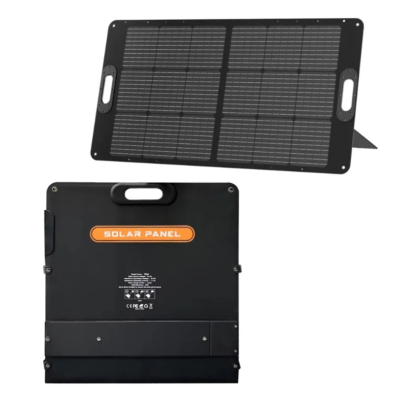 100W Paneles Solares Portable Monocrystalline Folding Solar Panel for Portable Power Station