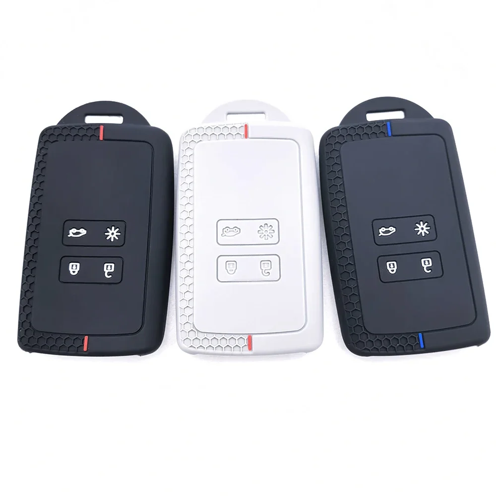 حافظة مفاتيح السيارة من السيليكون غطاء فوب لرينو اسبيس 5 كادجار كوليوس كابتور ميجان 4 تاليسمان أركانا داسيا سانديرو اكسسوارات