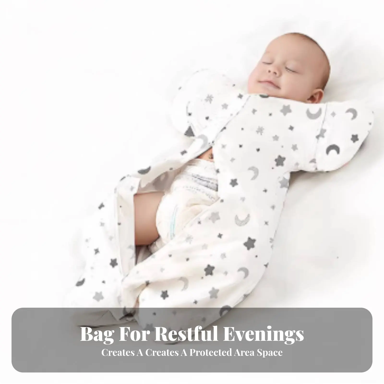 

Arms-up Quicken-and-Swaddle Soft and Stretchy Arms-up Adaptational Swaddle Easy Diaper Hand-Accessible Swaddle