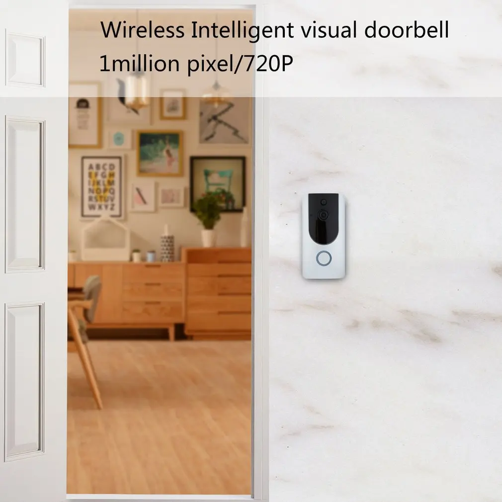 720P Motion Detection Smart Wifi Doorbell Home Doorbell US Plug