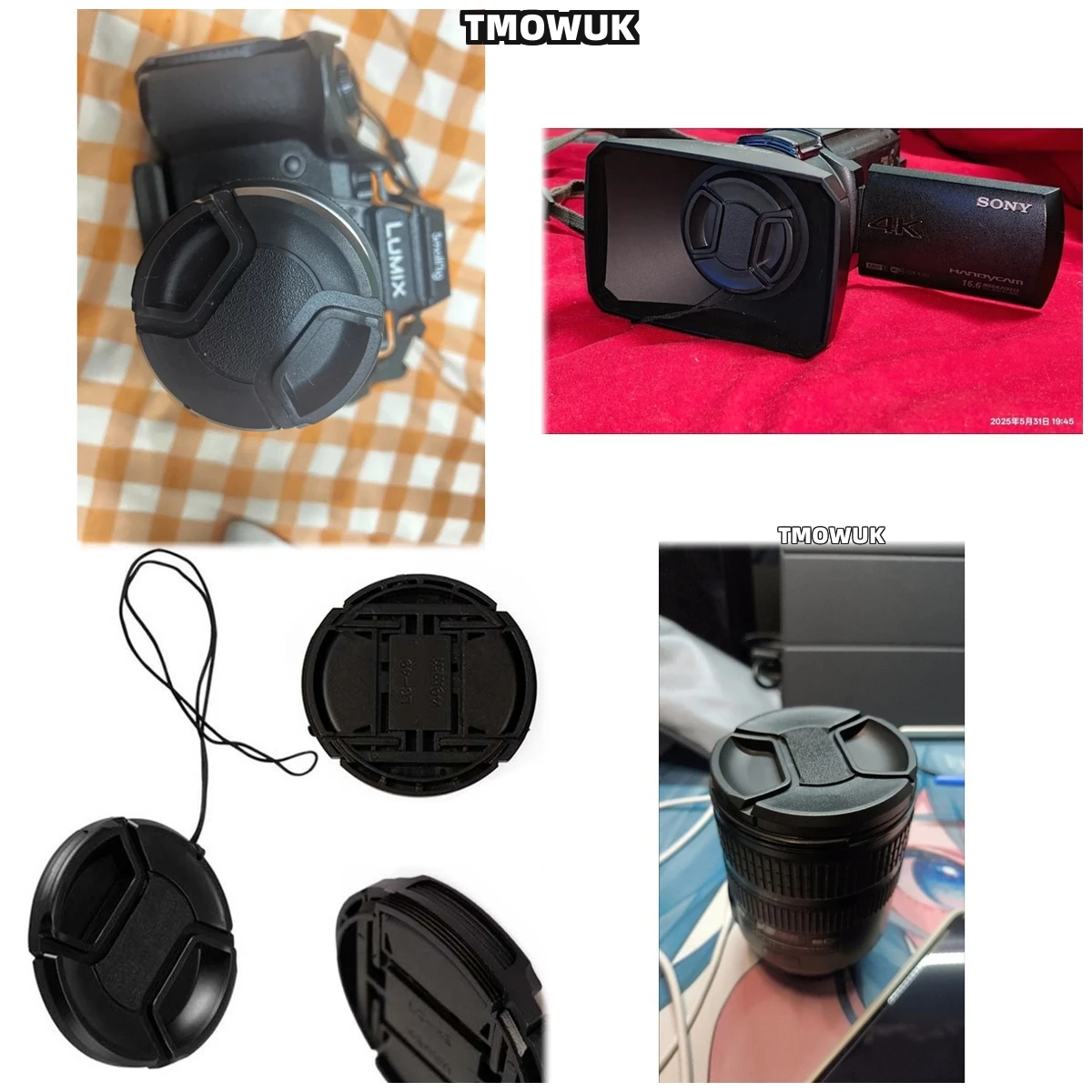 

For Hasselblad 907X 50C H1 H5D-200C H3DⅡ-31 H4D-40 500EL 205FCC FlexBody Camera Lens Cap Protective Cover Center Pinch Snap-on 4