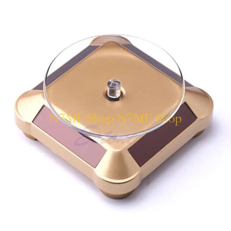 

N7MF Solar Energy Turntable Display Stand Motorized 360 Degree Rotating Display