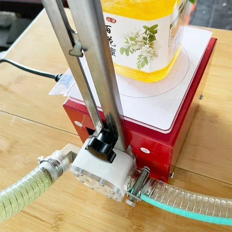 Machine de remplissage de miel intelligente 5KG, nouvelle pompe à engrenages commerciale, entrée de conduite, liquide de miel, remplissage automatique maximum, robot culinaire, 2022