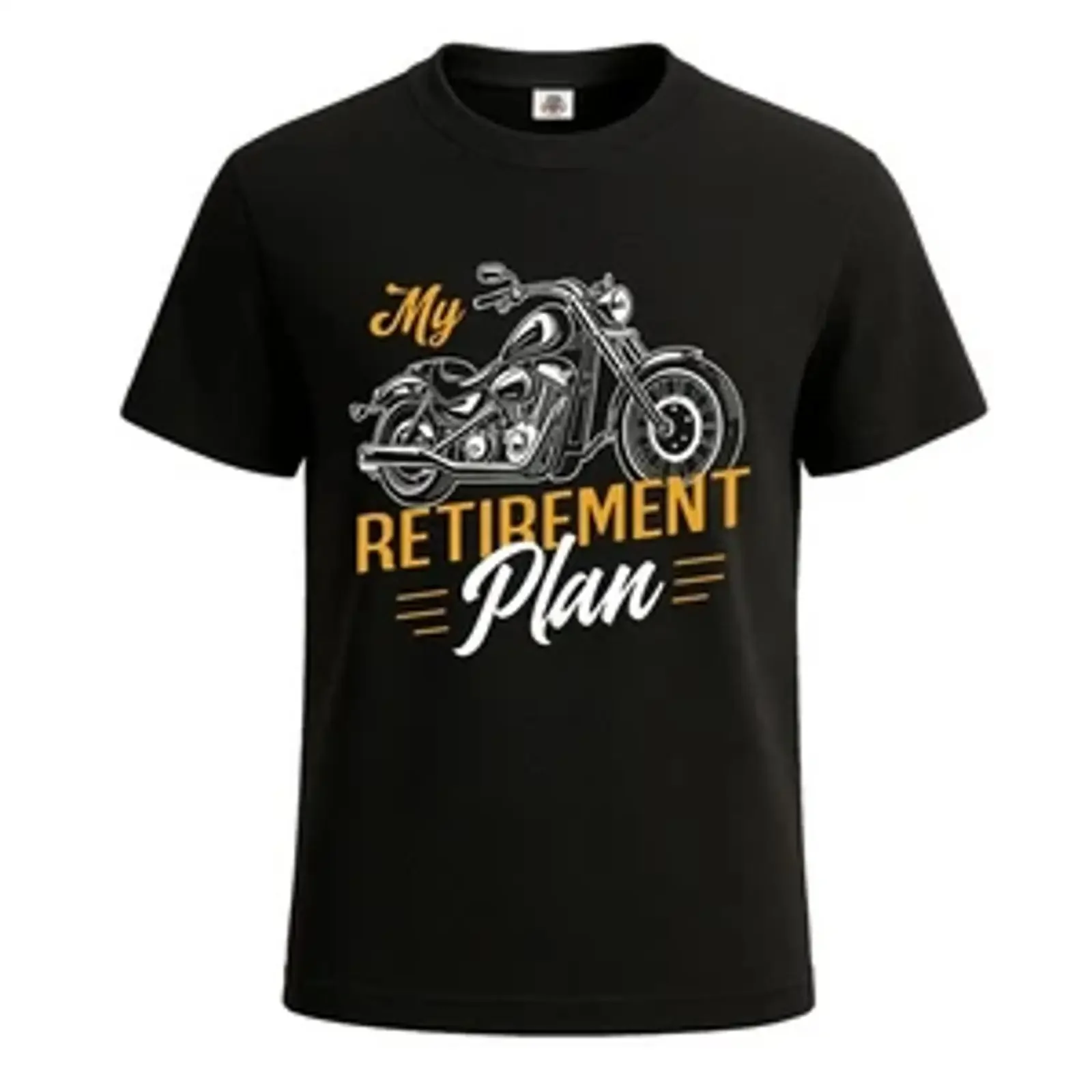 Mein Ruhestandsplan Ein Motorrad lustig Party Neuheit Männer T Shirt Geschenk Top vintage Washed graphic Soft homme Comfortable