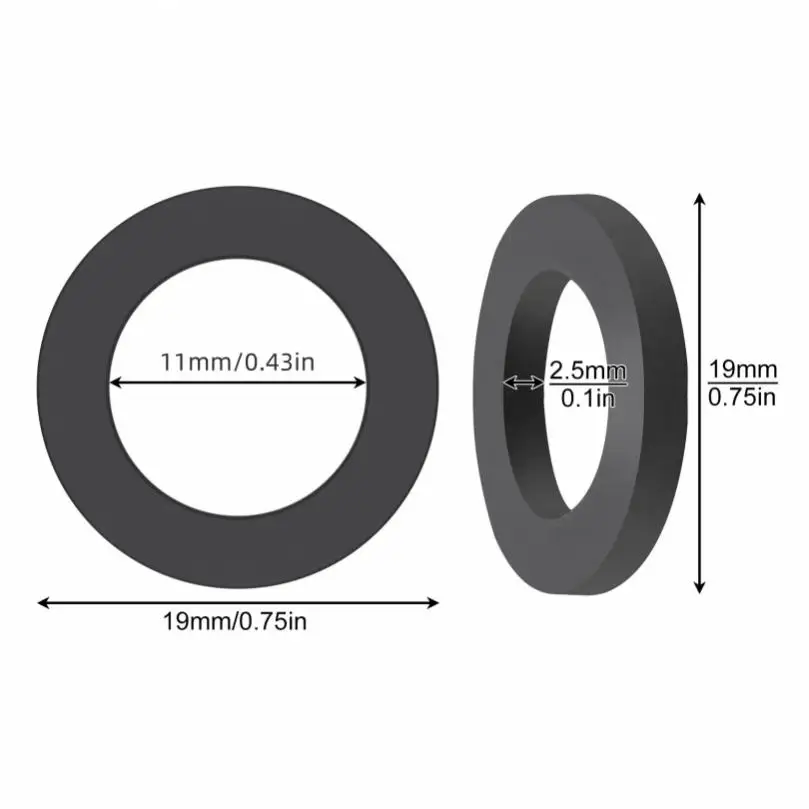 30pcs 1/2inch O Ring Washers Flat Rubber Seals Gasket for Water Tap Connection / Faucets, O Ring Rubber Washer Hose Gaskets