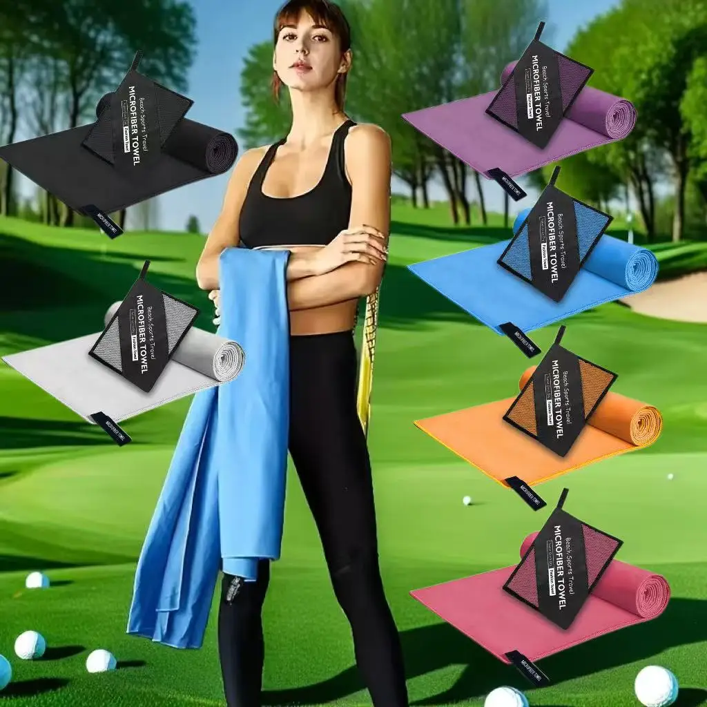 

1 шт. ультра-абсорбирующее спортивное полотенце из микрофибры, быстросохнущее, мягкое и дышащее, подходит для фитнеса, йоги, плавания, кемпинга