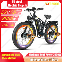 ORLMS FINDER 26 Dual Motor E Bike 3000W Maximum Peak Power 52V25AH Battery Electric Bicycle Hydraulic Disc Brake Electric Bike