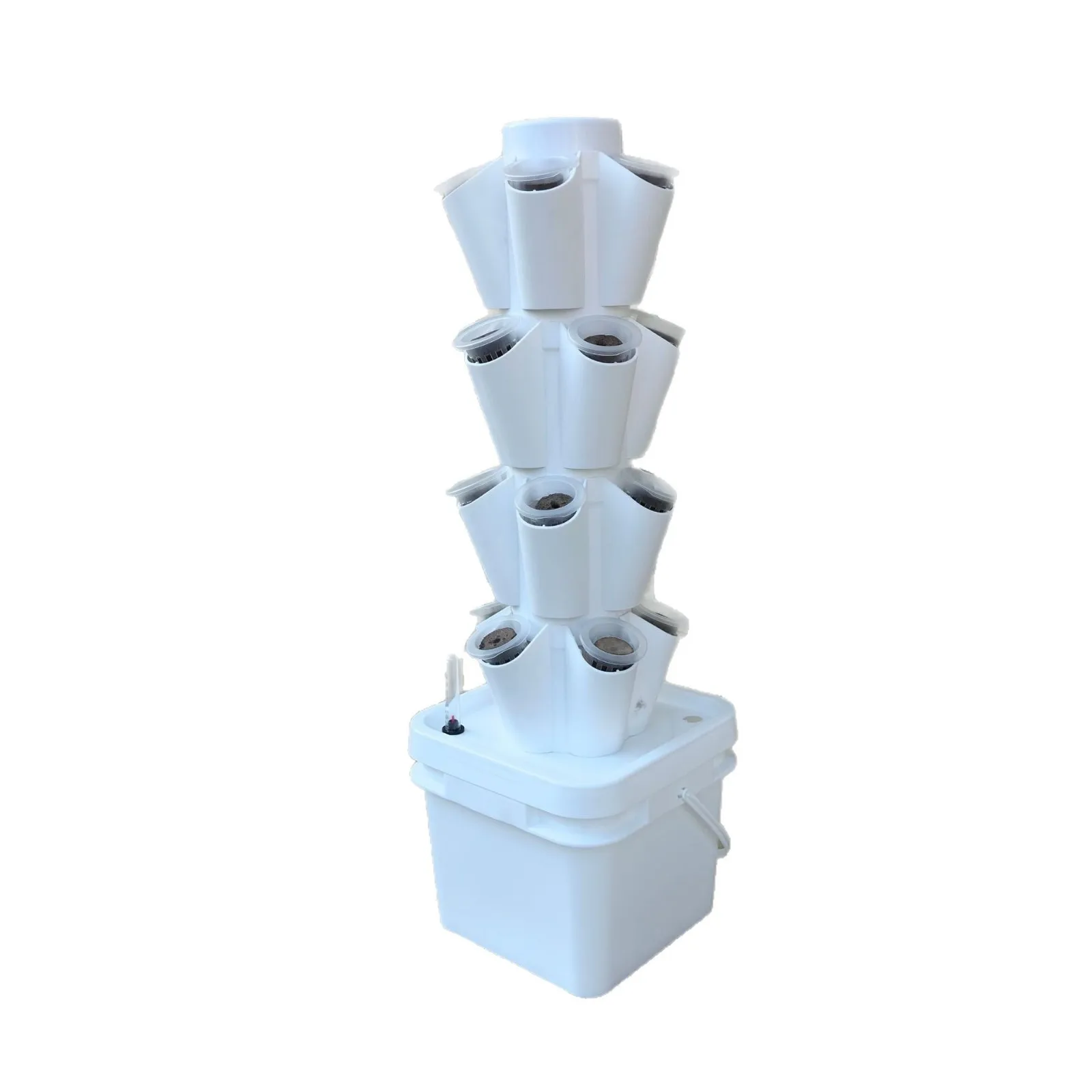 8L Desktop Hydroponic Tower Soilless Cultivation Equipment Vertical Hydroponic Growing Column Tabletop Planting Tower